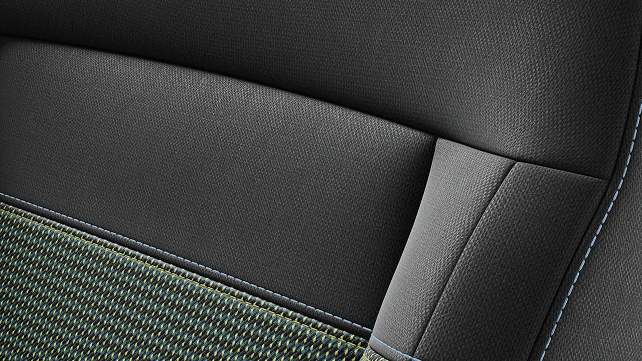 Detaljeret visning af den fuldelektriske MINI Aceman i sort