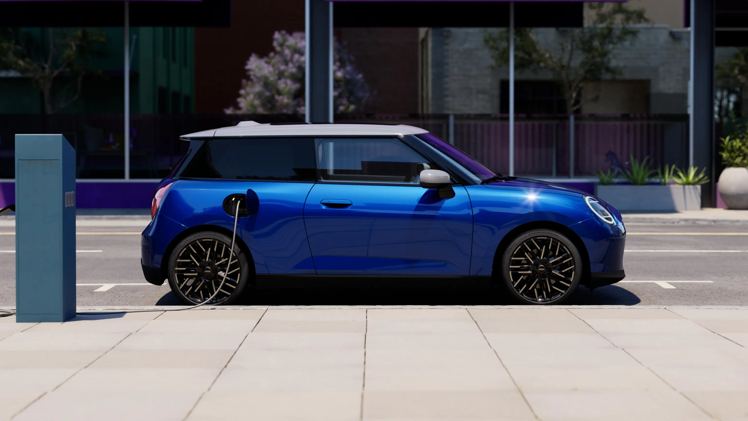 Fuldelektrisk MINI Cooper – Set fra siden