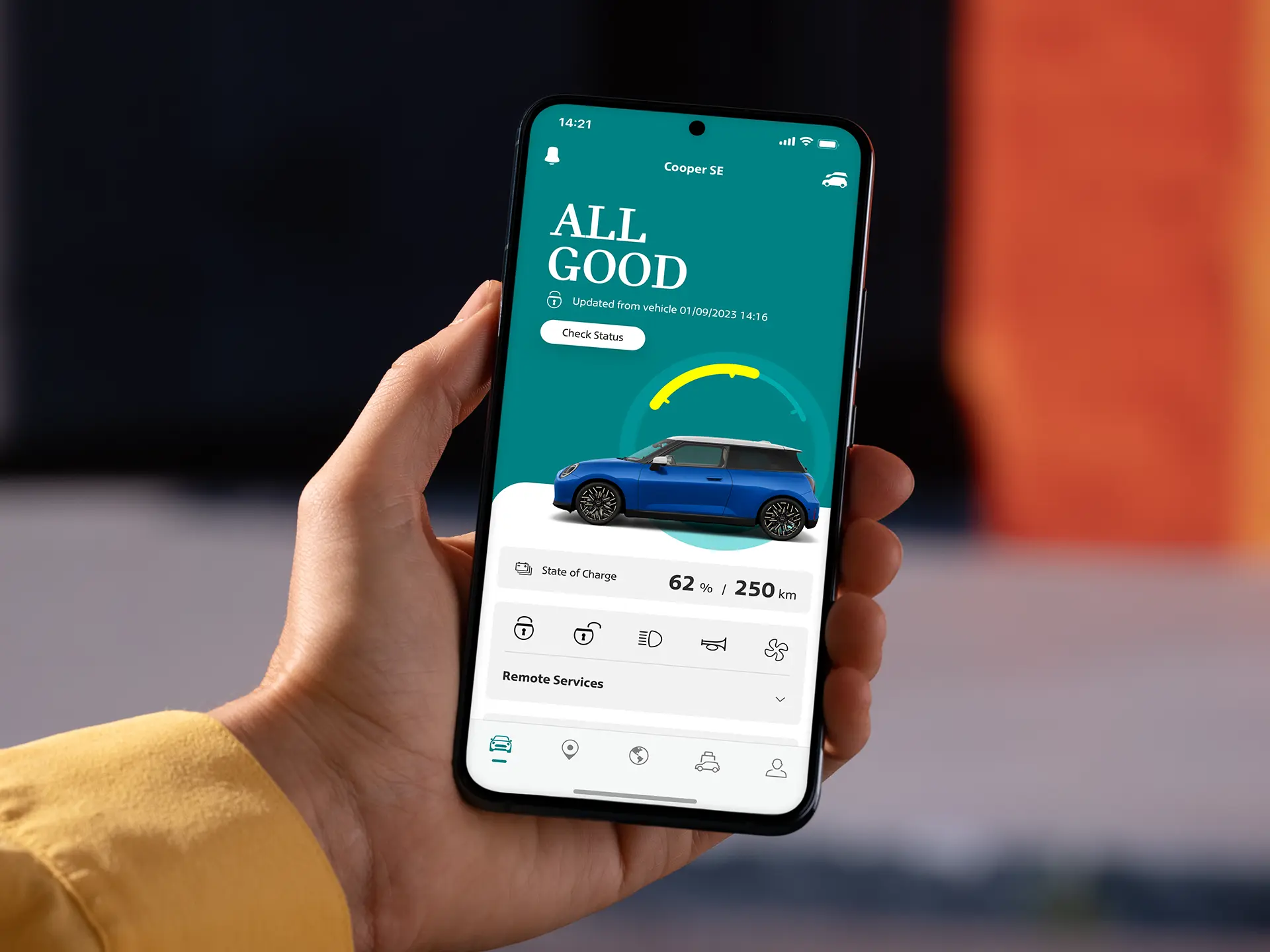 Fuldelektrisk MINI Cooper – MINI APP