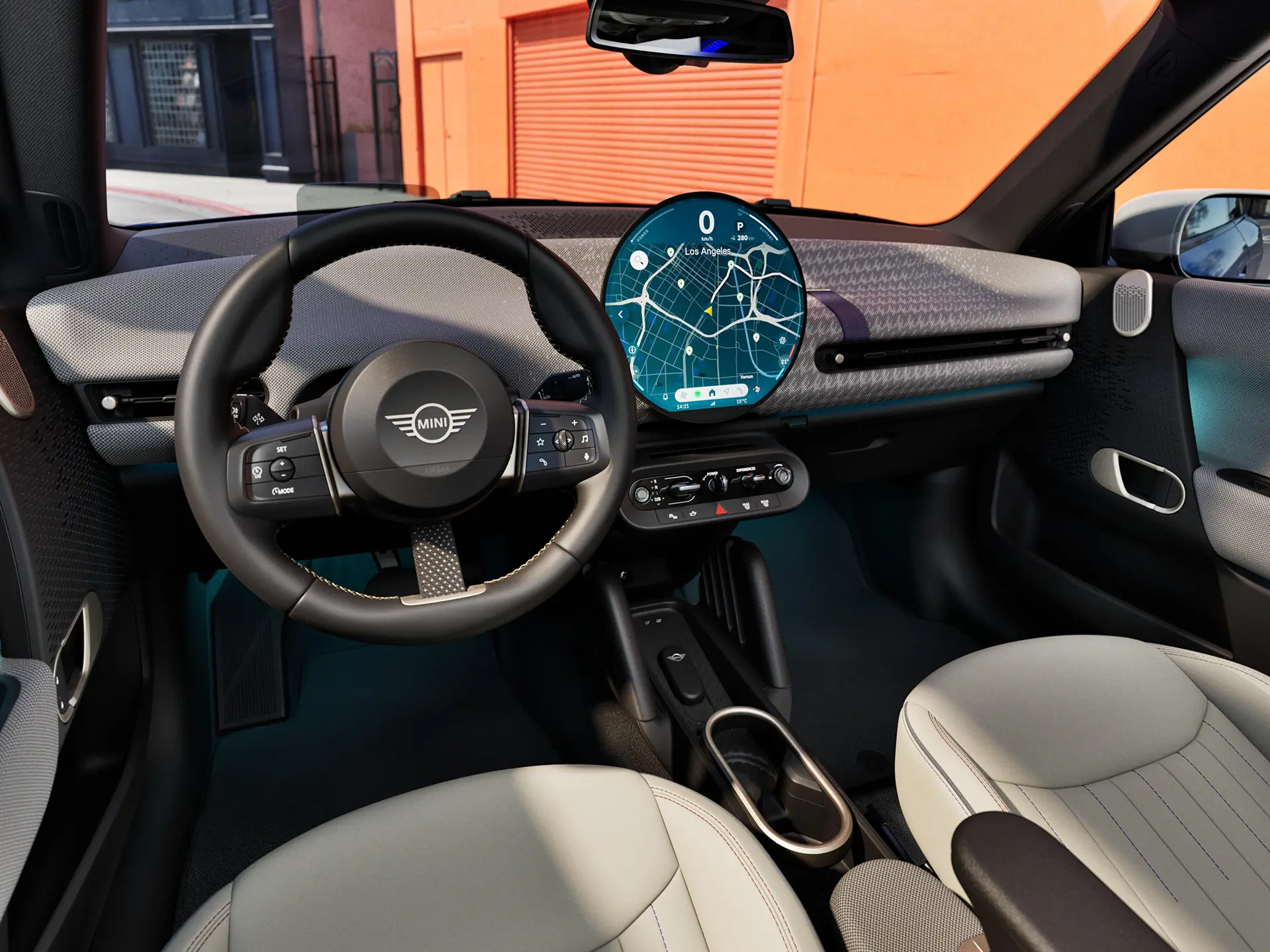 Fuldelektrisk MINI Cooper – Ikonisk indvendig