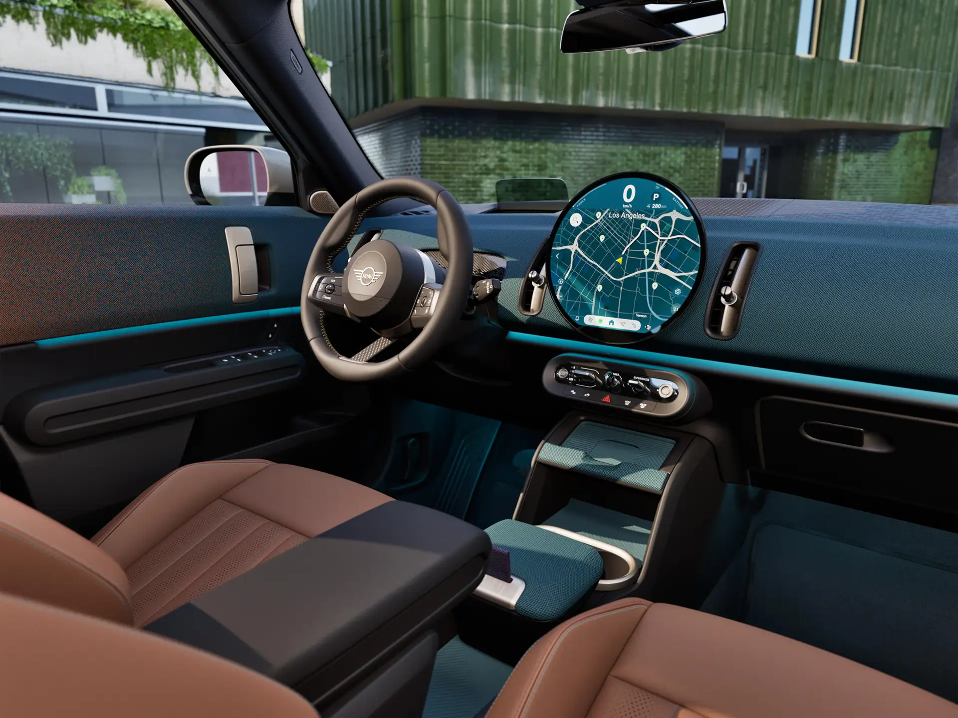 Fuldelektrisk MINI Countryman – Indvendigt design