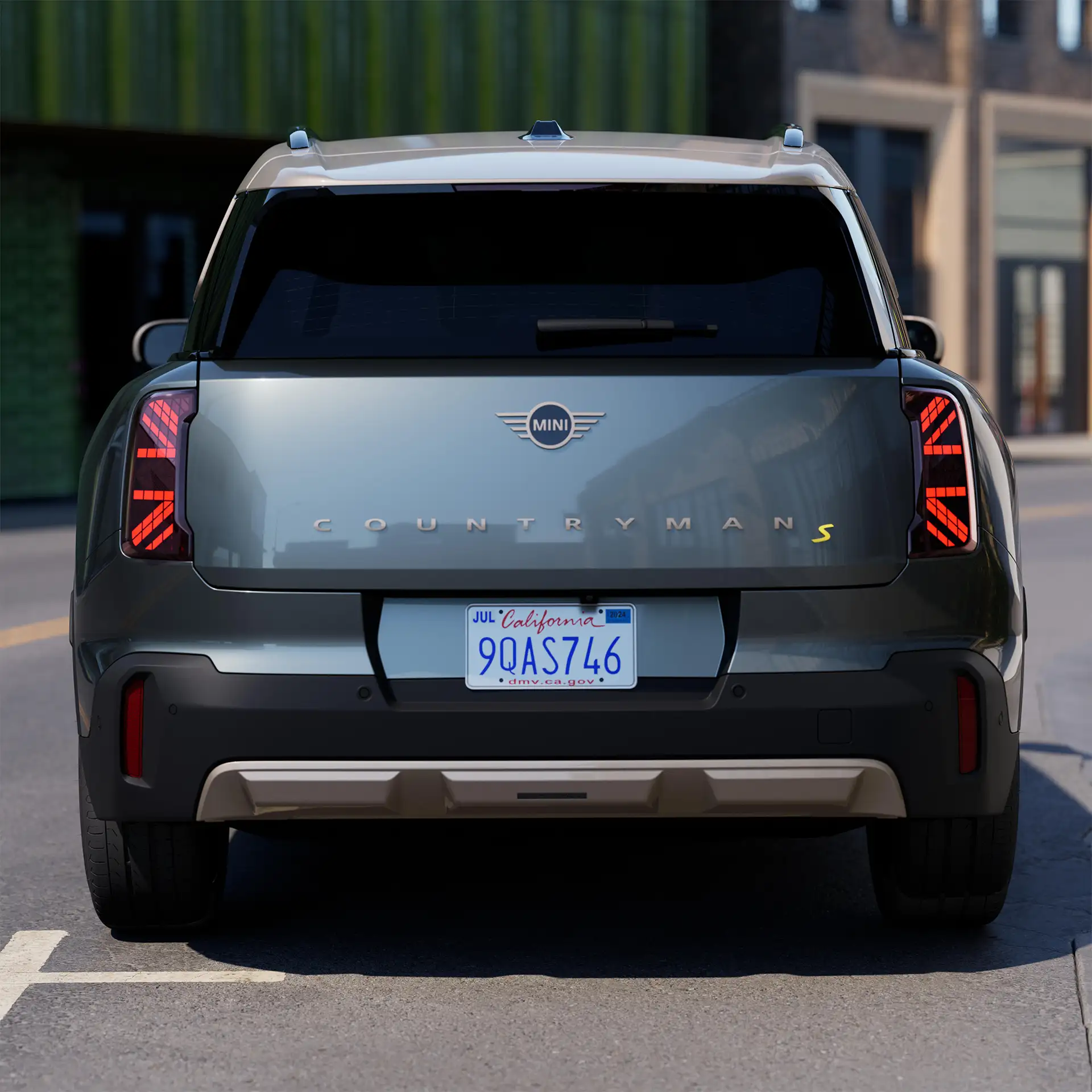 Fuldelektrisk MINI Countryman – Bagside