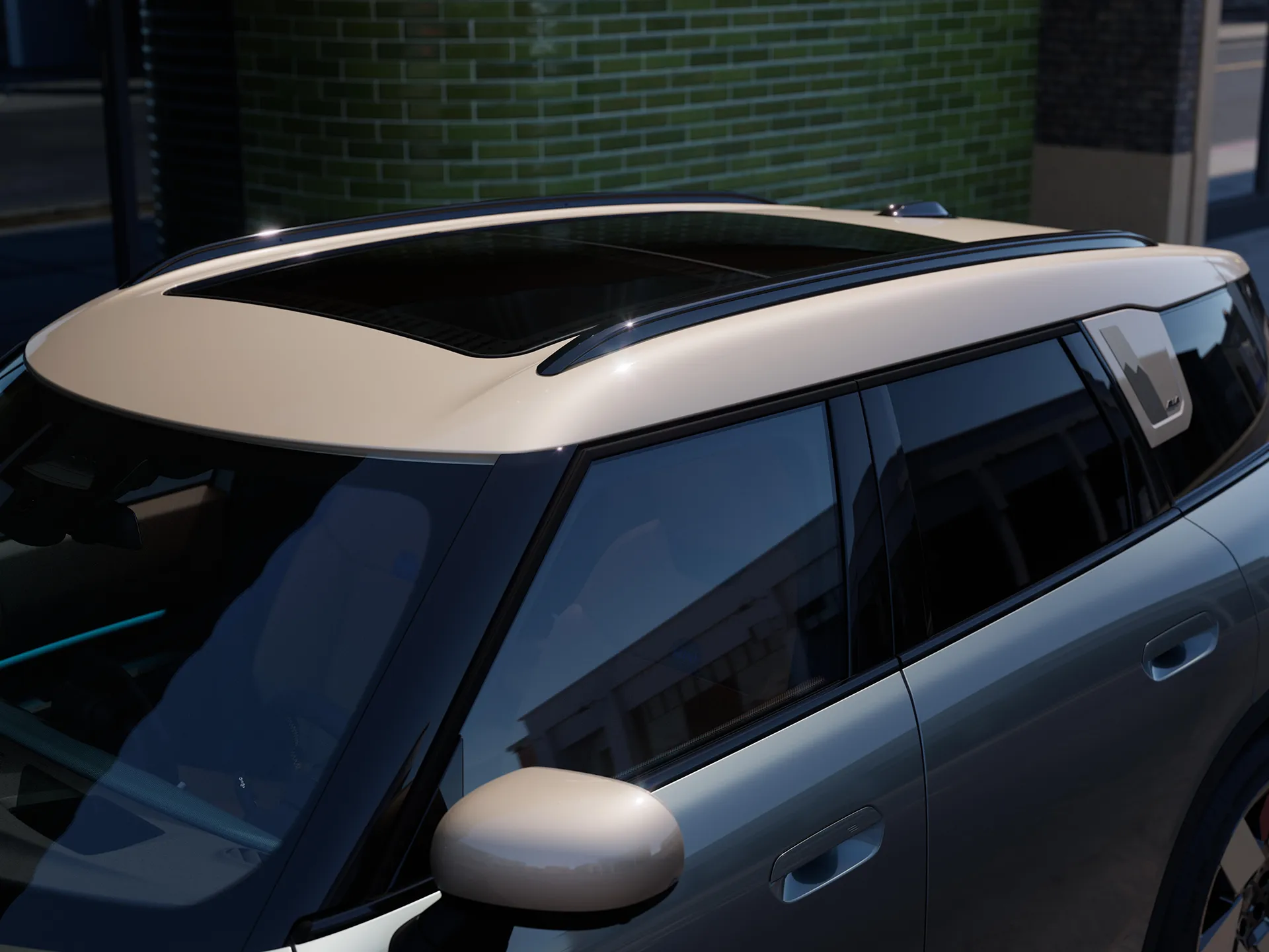 Fuldelektrisk MINI Countryman – Panoramatag