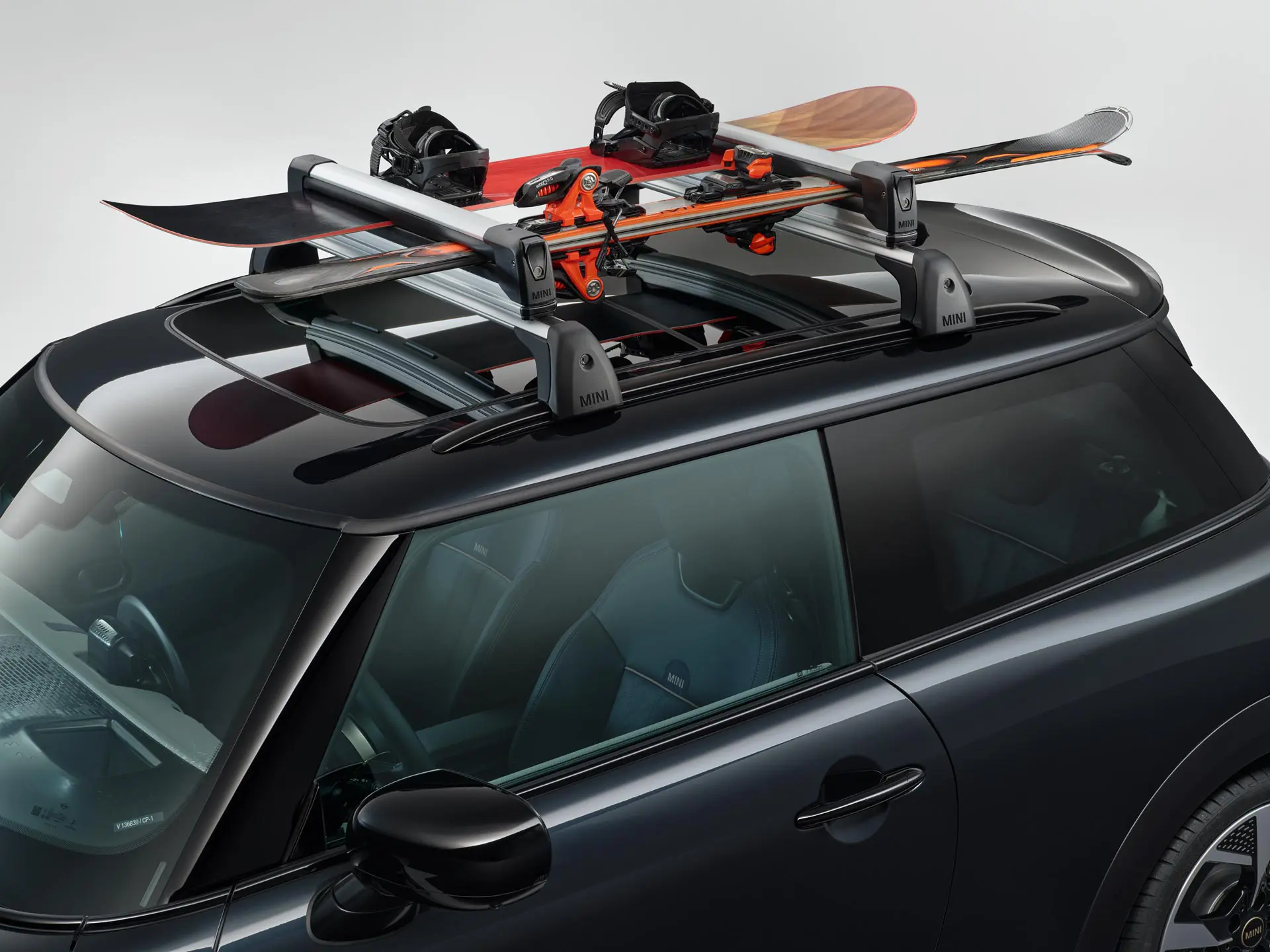 mini ski- og snowboardholder