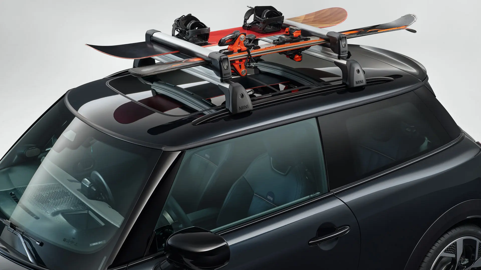 mini ski- og snowboardholder
