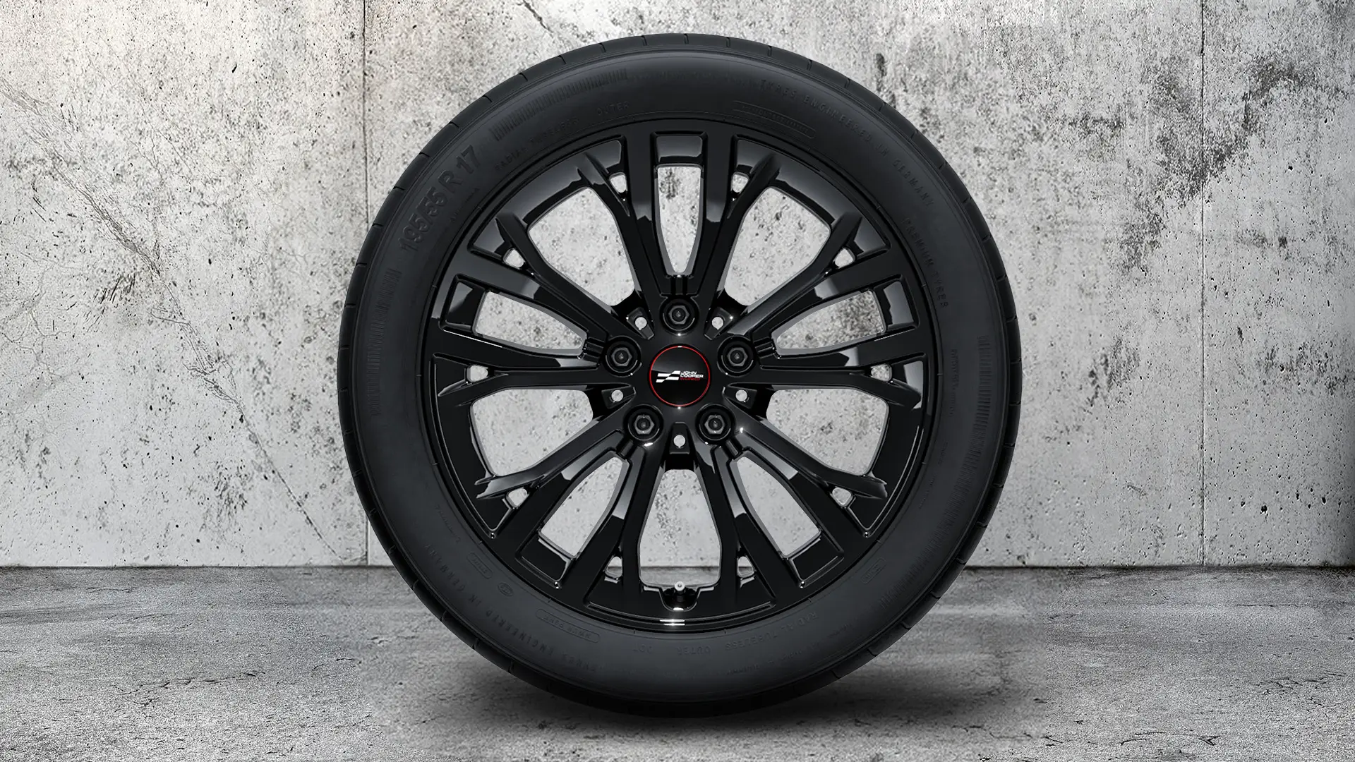 17'' JCW MED STJERNE-EGER I DESIGN 991 (JETBLACK UNI).