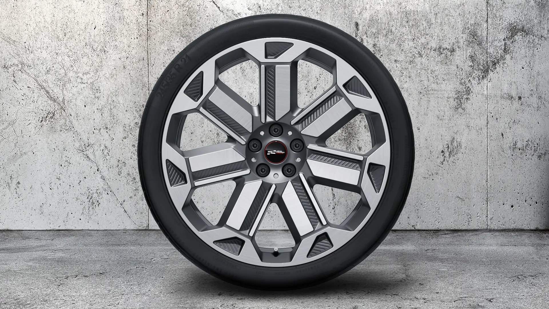 21'' JCW MED RALLY-EGER I DESIGN 950 (GUNMETAL GREY).