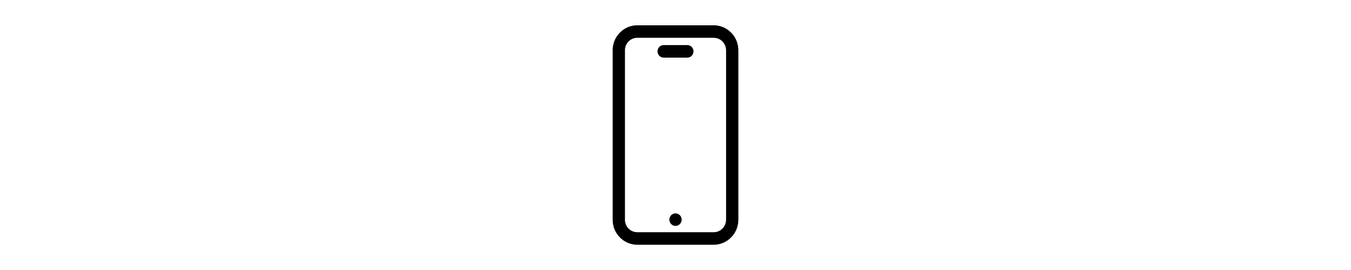 Ikon med mobiltelefon