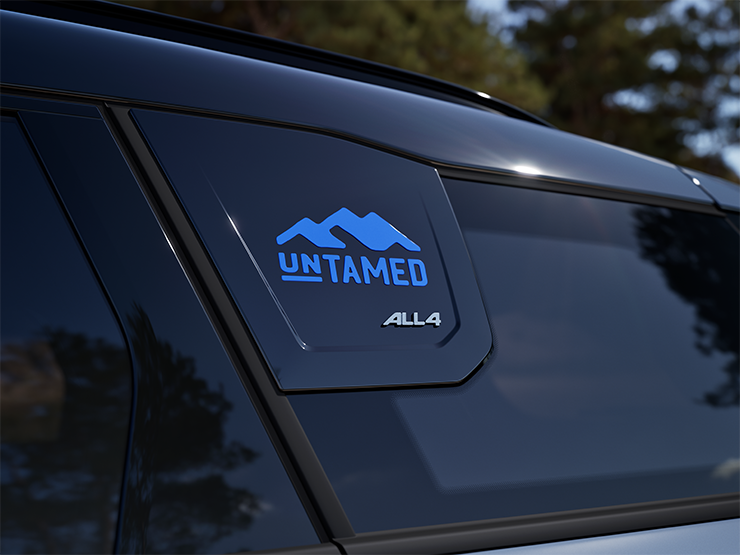 Billede af C-stolpen på MINI Countryman Untamed Edition.