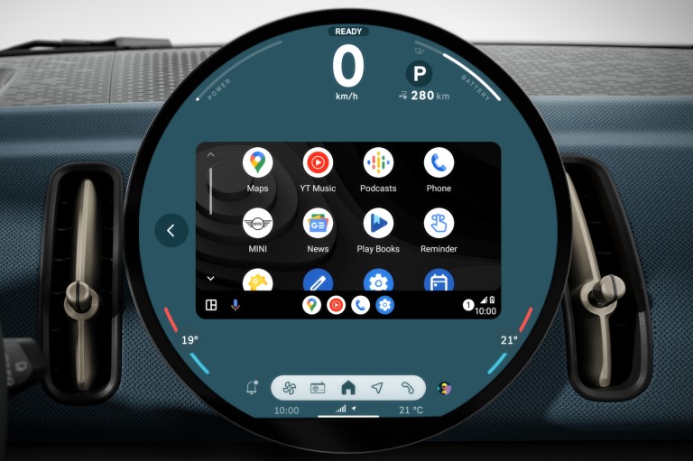 MINI connected-basispakke – smartphone-integration
