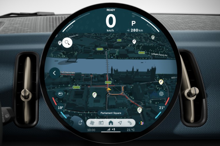 MINI Connected-opgraderinger – navigation